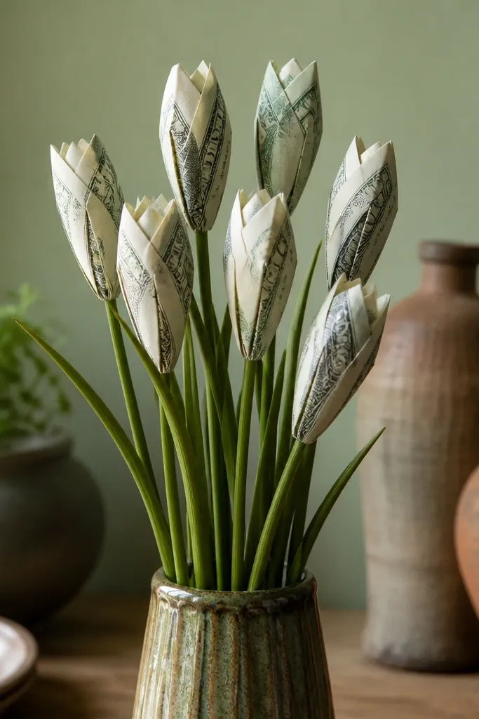 Cash crocus with long curled petals and a tiny wrapped center