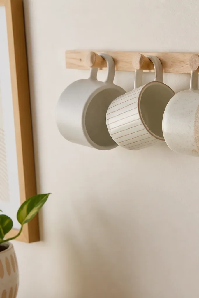 No drill handmade mug ideas for renters