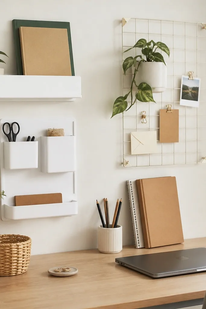 No drill removable desk organization ideas
