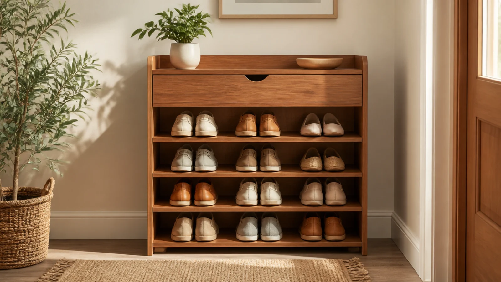 Outdoor shoe rack ideas that survive the weather