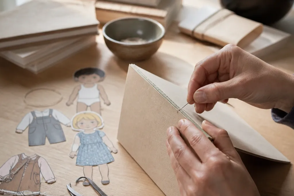 Paper Doll Books And How To Bind Your Own