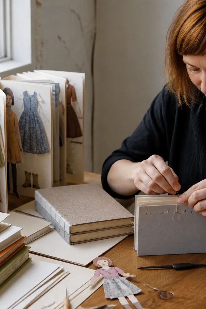 Paper Doll Books And How To Bind Your Own