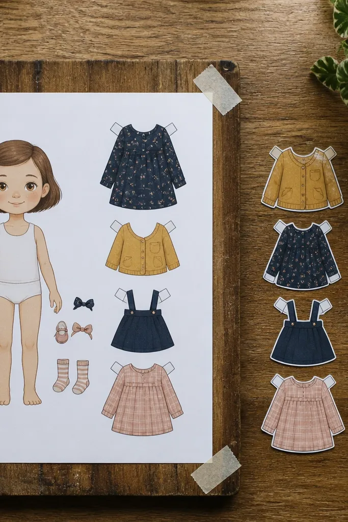Paper Doll Templates I Print Again And Again