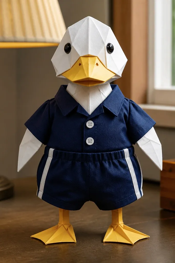 Navy shorts with a white stripe down the side
