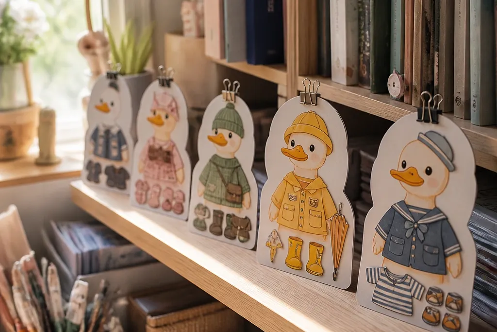30 Small-Space Paper Duck Clothes Printables
