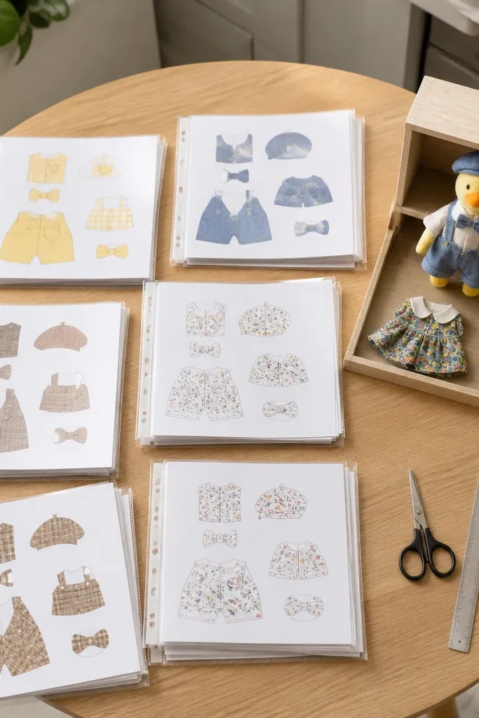 30 Small-Space Paper Duck Clothes Printables