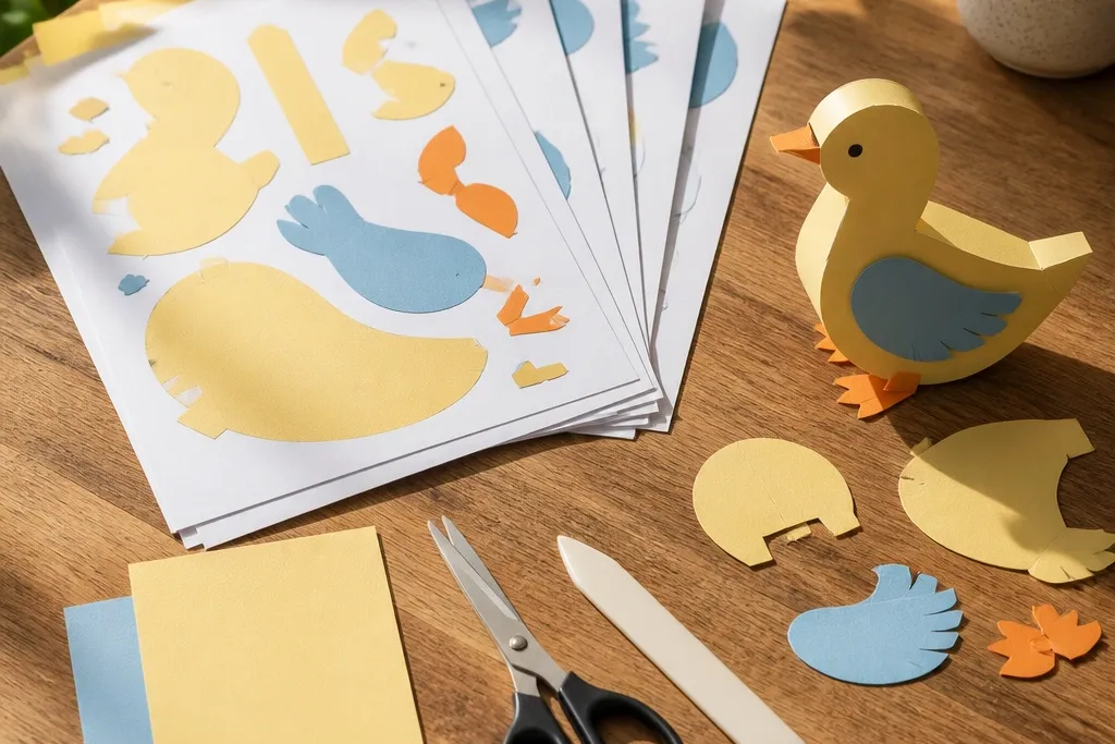 15 Quick-and-Easy Paper Duck Templates to Print