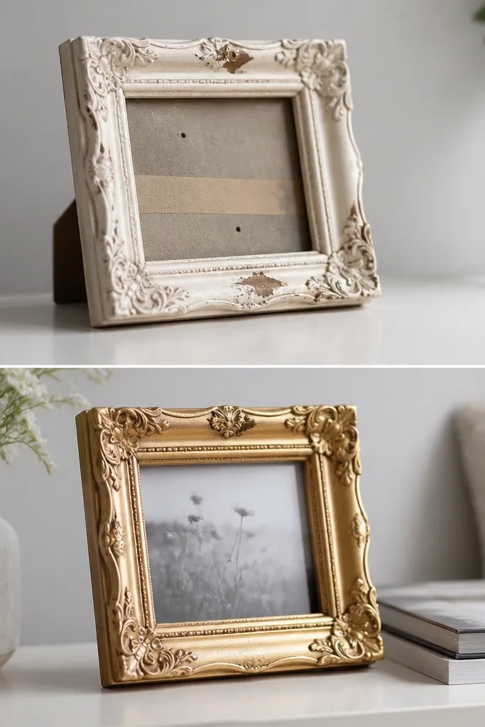 Photo frame makeovers before and after