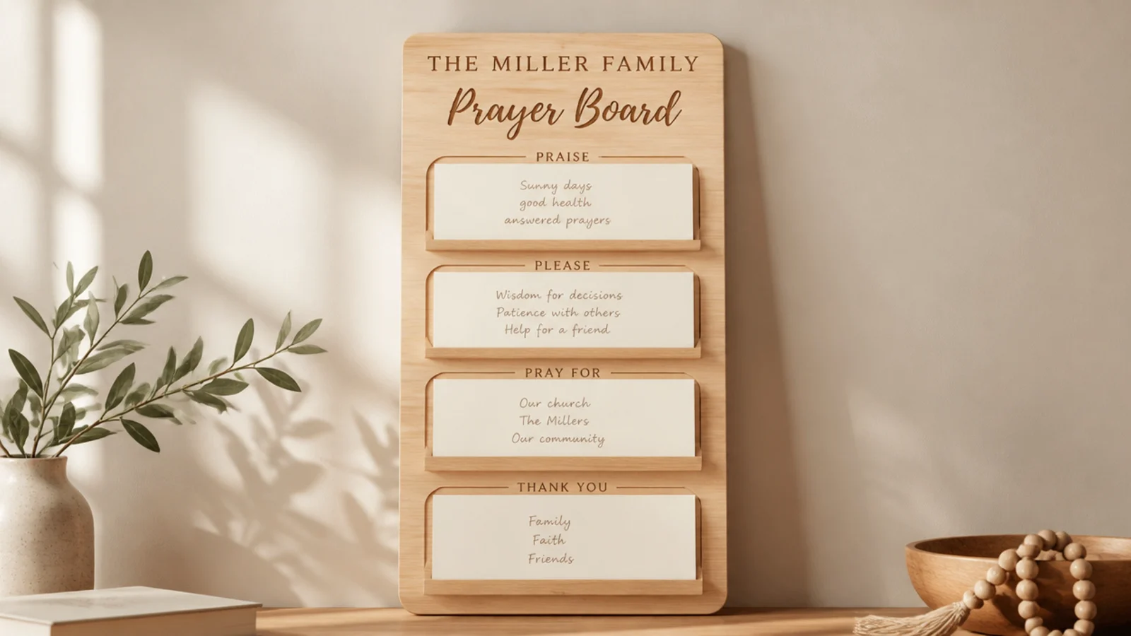 Prayer board ideas with free printables you can make and print today