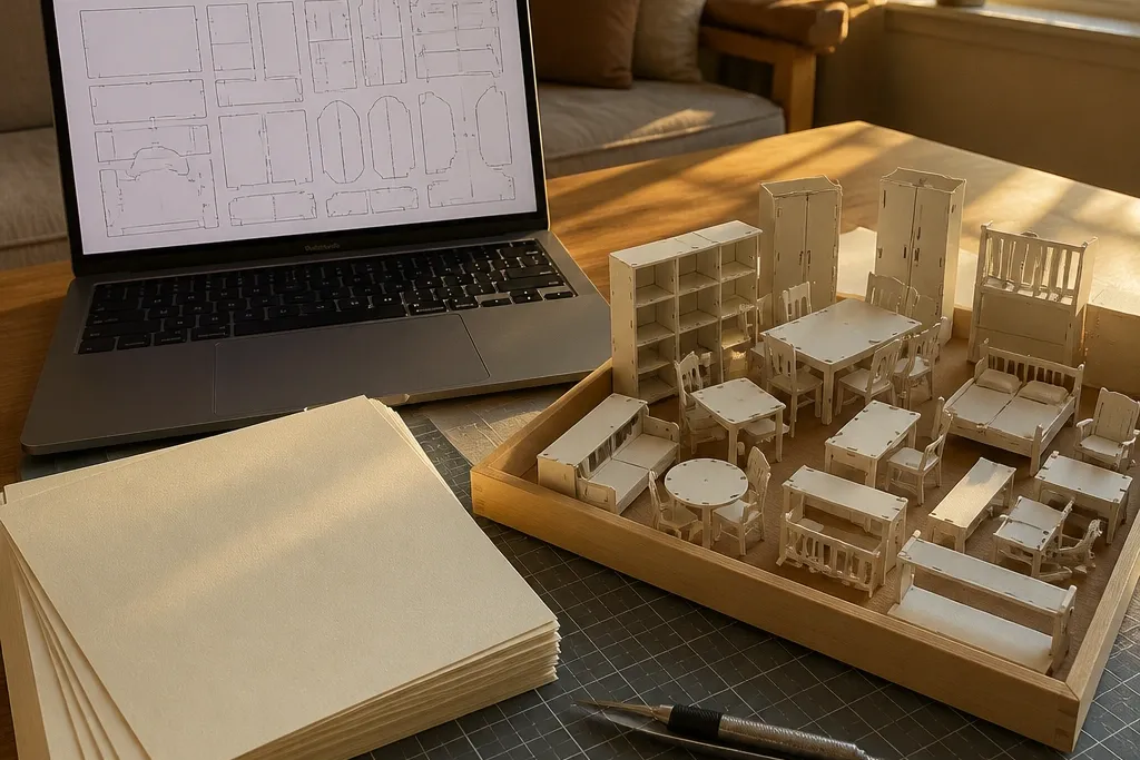 Printable Dollhouse Furniture Templates To Cut Out