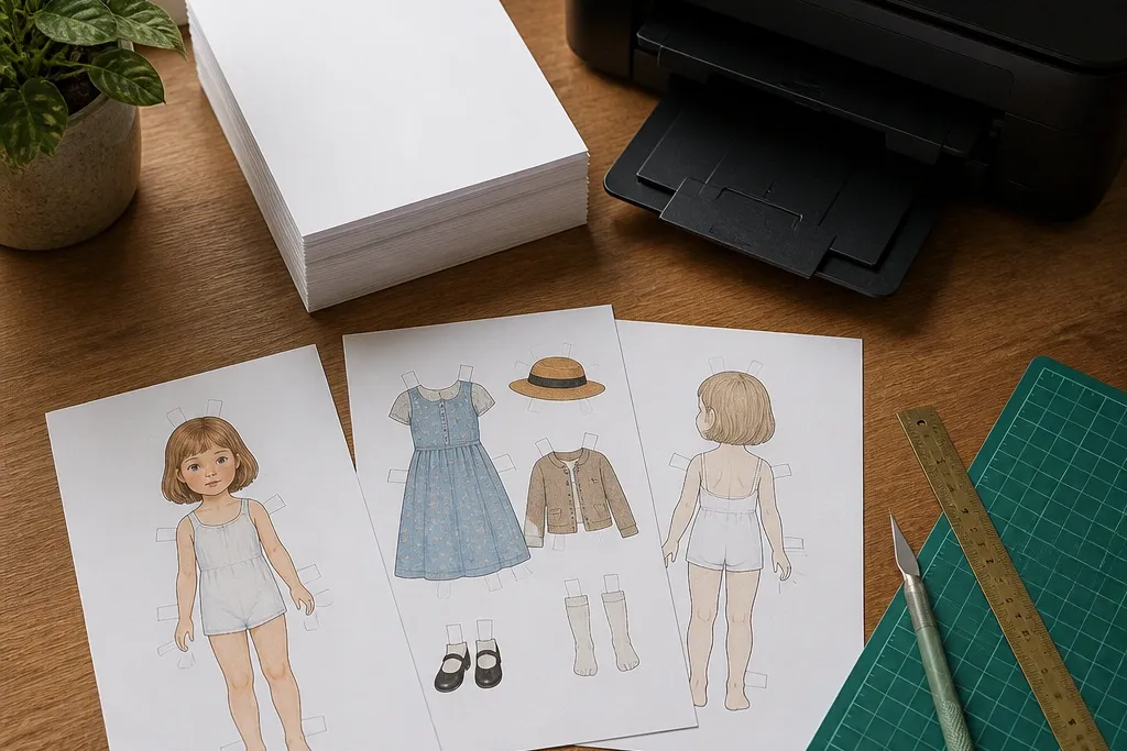 Printable Paper Doll Templates What I Learned