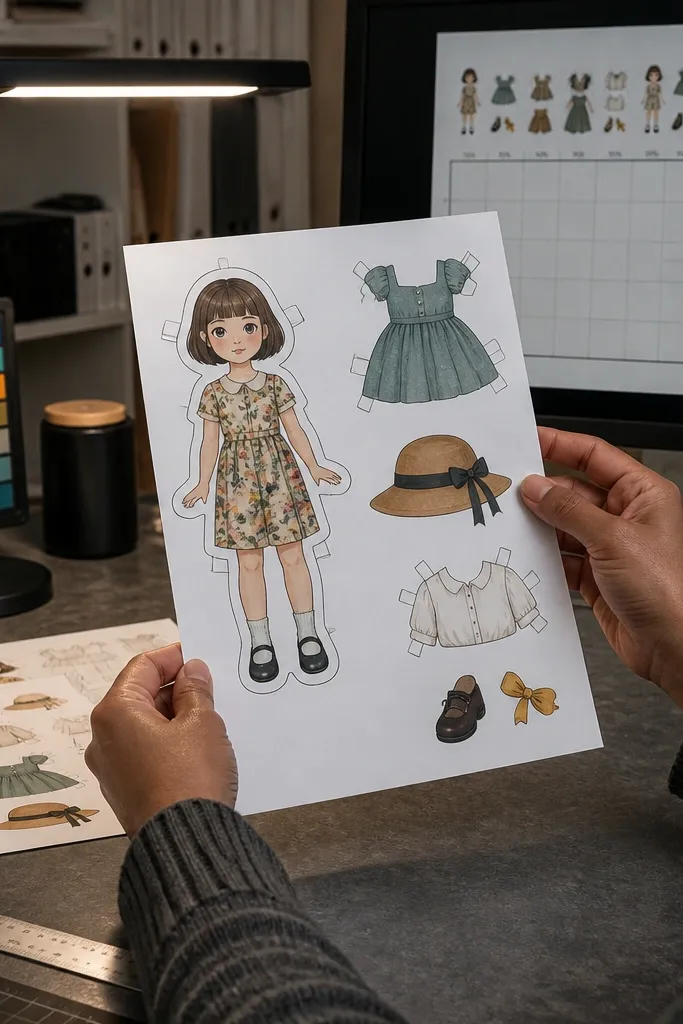 Printable Paper Doll Templates What I Learned