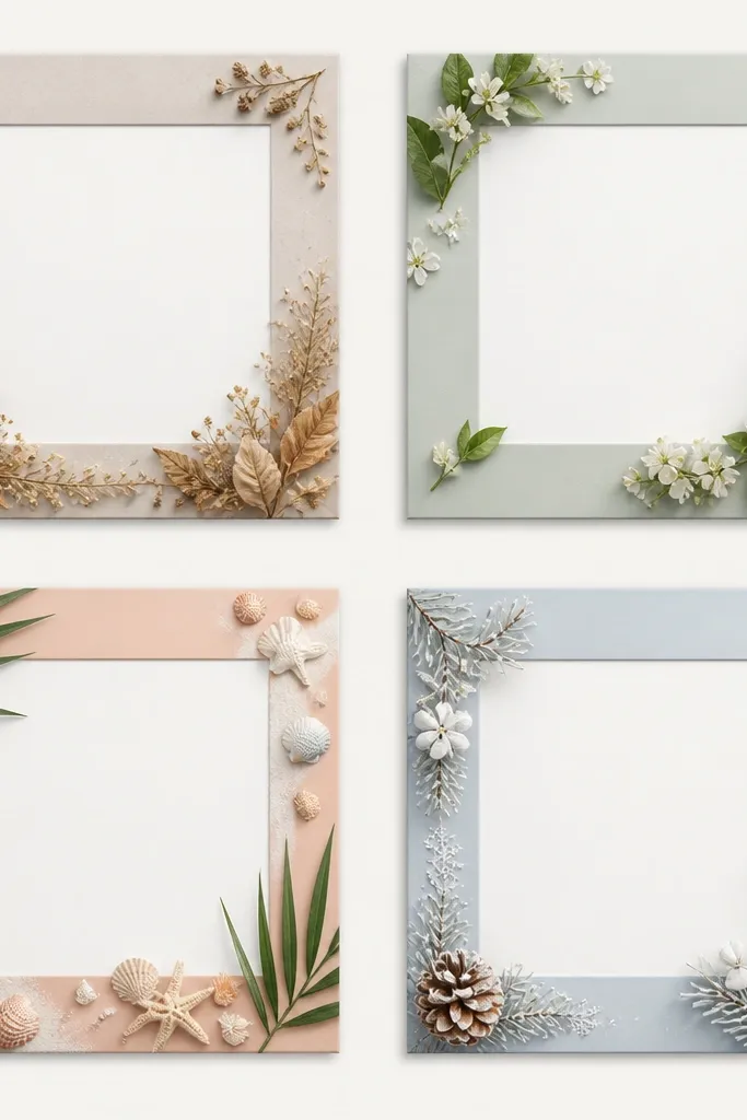 Printable Seasonal Instagram Frame Templates