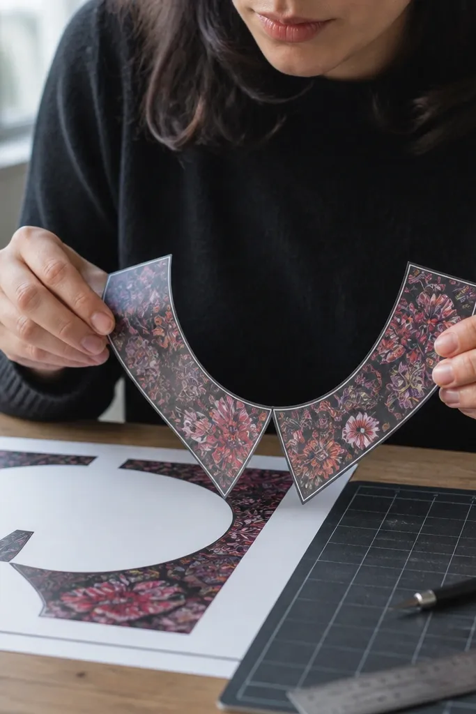 Matte white paper with crisp black lines printed cleanly at small edges