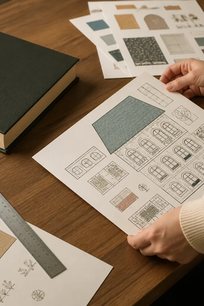 Matte art paper with printed lines that look smooth and not glossy