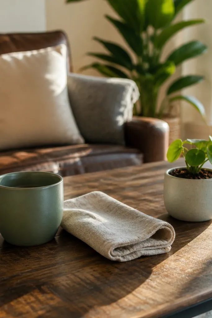Quick and Easy Small Coffee Table Decor