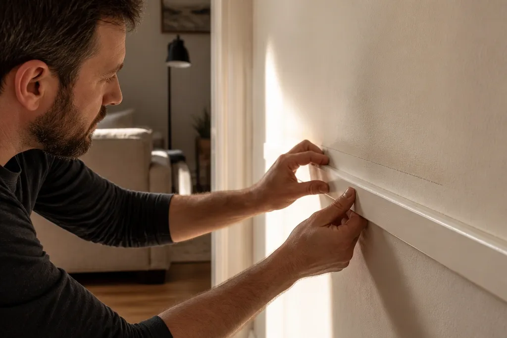 Quick and Easy Wall Moulding Install