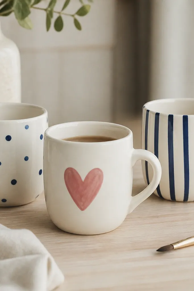 Quick easy mug painting ideas in 5 minutes