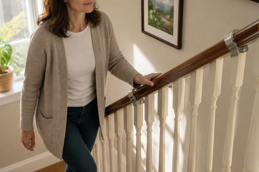 Renter-Friendly No Drill Stair Railing Ideas
