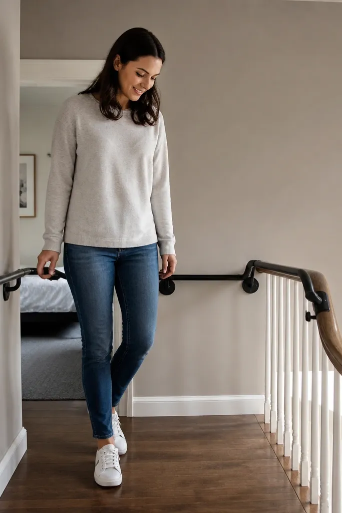 Renter-Friendly No Drill Stair Railing Ideas