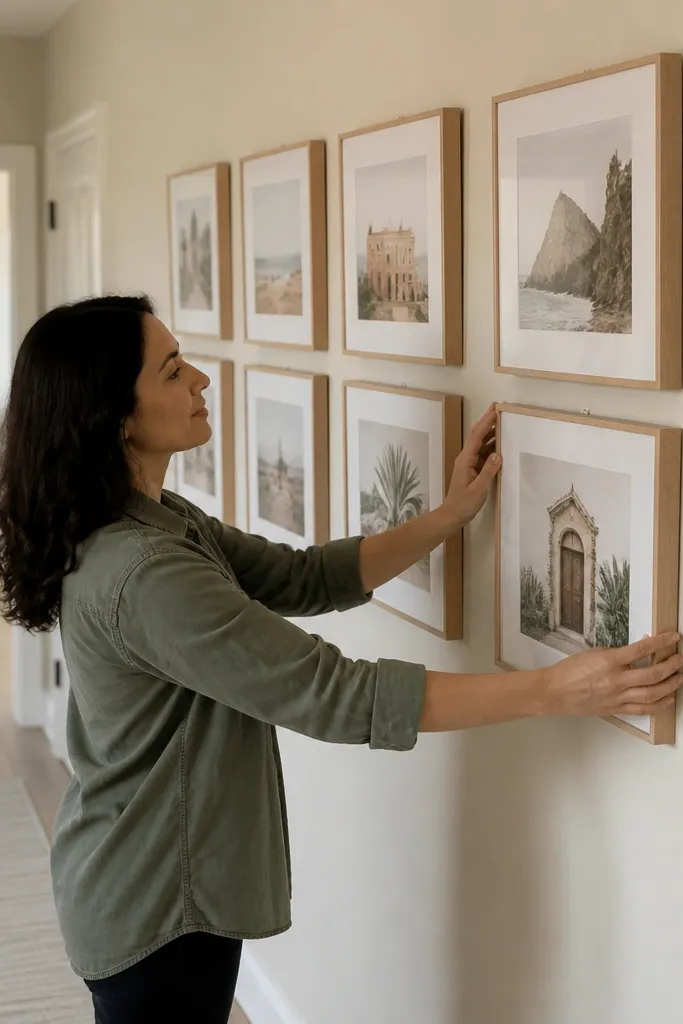 Renter-Friendly Picture Gallery Wall Steps