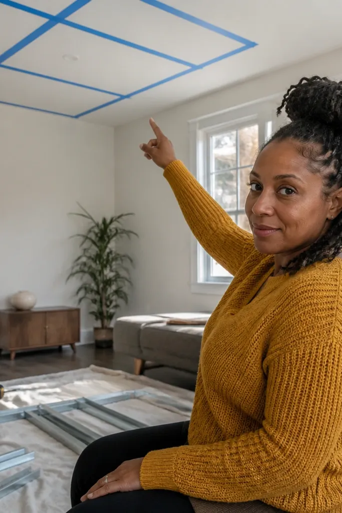 Renter-Friendly Plan for False Ceiling Living Room