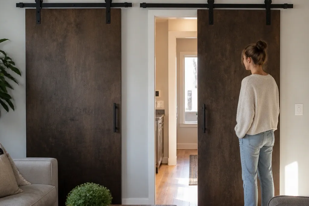 Renter-Friendly Sliding Barn Door Ideas