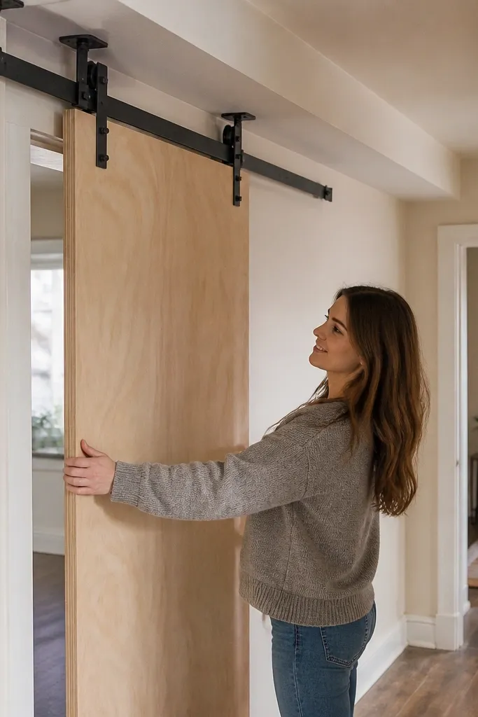 Renter-Friendly Sliding Barn Door Ideas