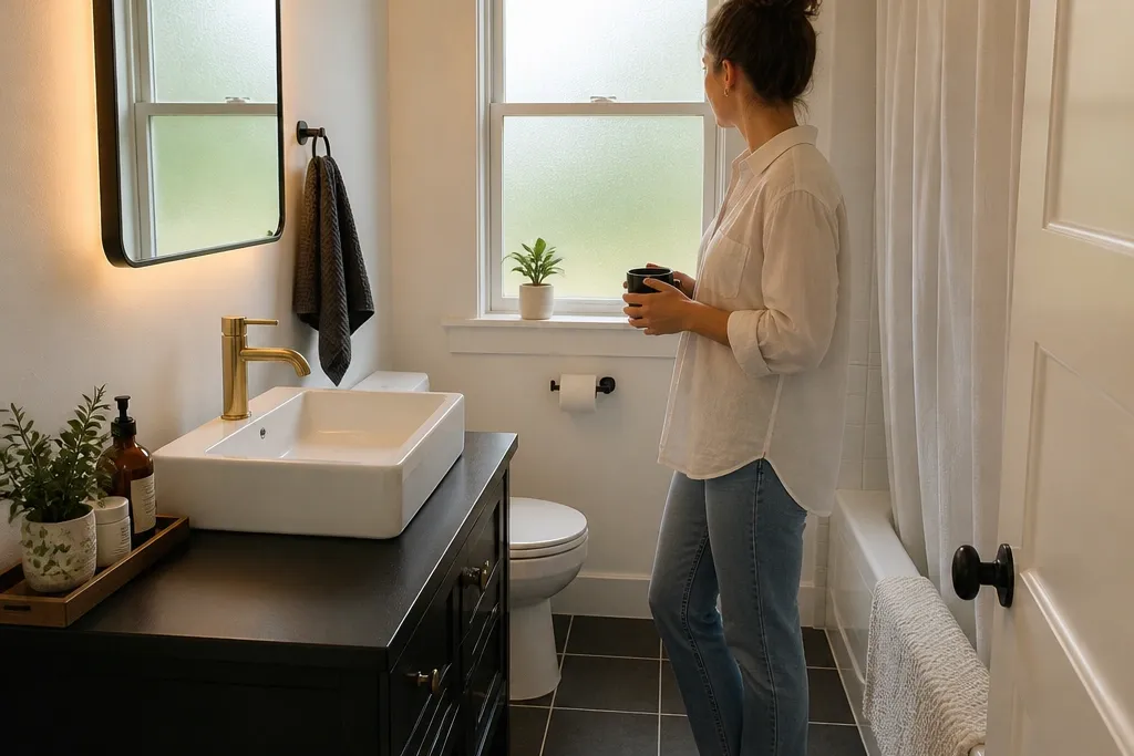 Renter-Friendly Small Bathroom Remodel Pictures