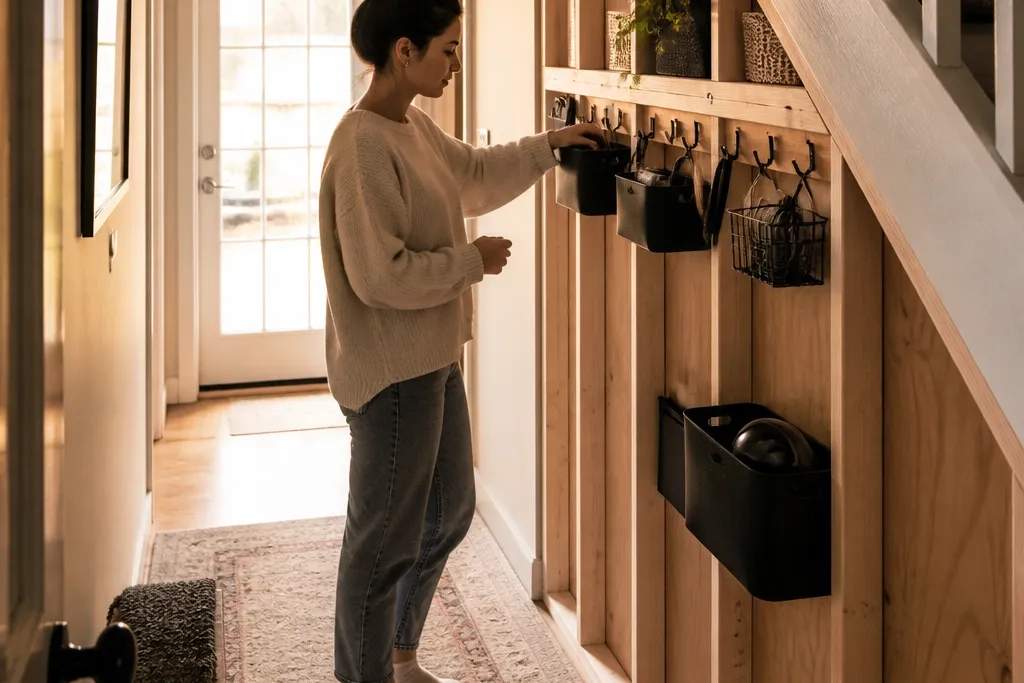 Renter-Friendly Under Stairs Storage