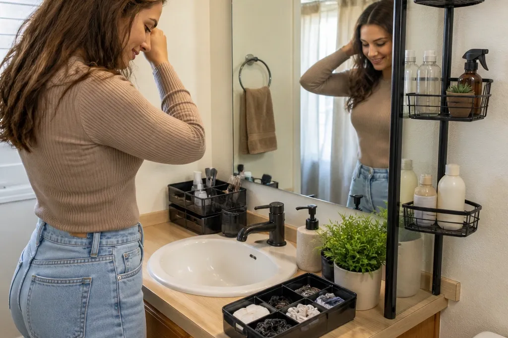 Renter-Friendly Vanity Table Organization Ideas