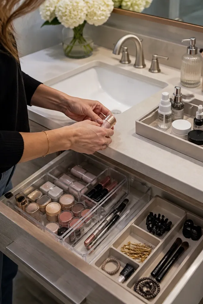 Renter-Friendly Vanity Table Organization Ideas