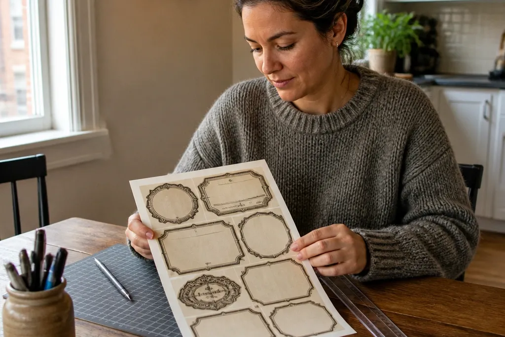 15 Renter-Friendly Vintage Sticker Sheets And How To Print Them