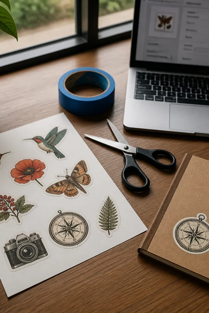 15 Renter-Friendly Vintage Sticker Sheets And How To Print Them