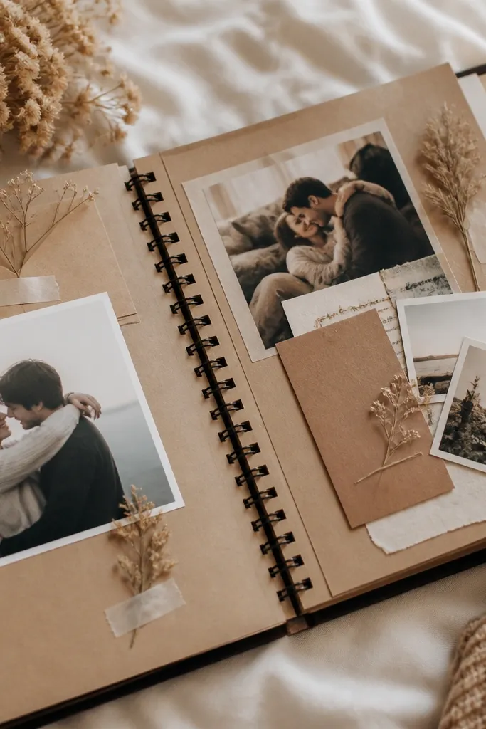 Romantic scrapbook ideas for boyfriend