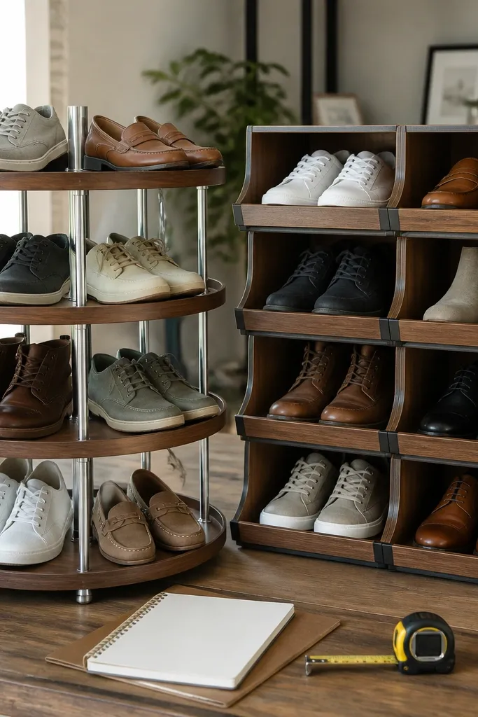 Rotating vs Stackable Shoe Rack Review