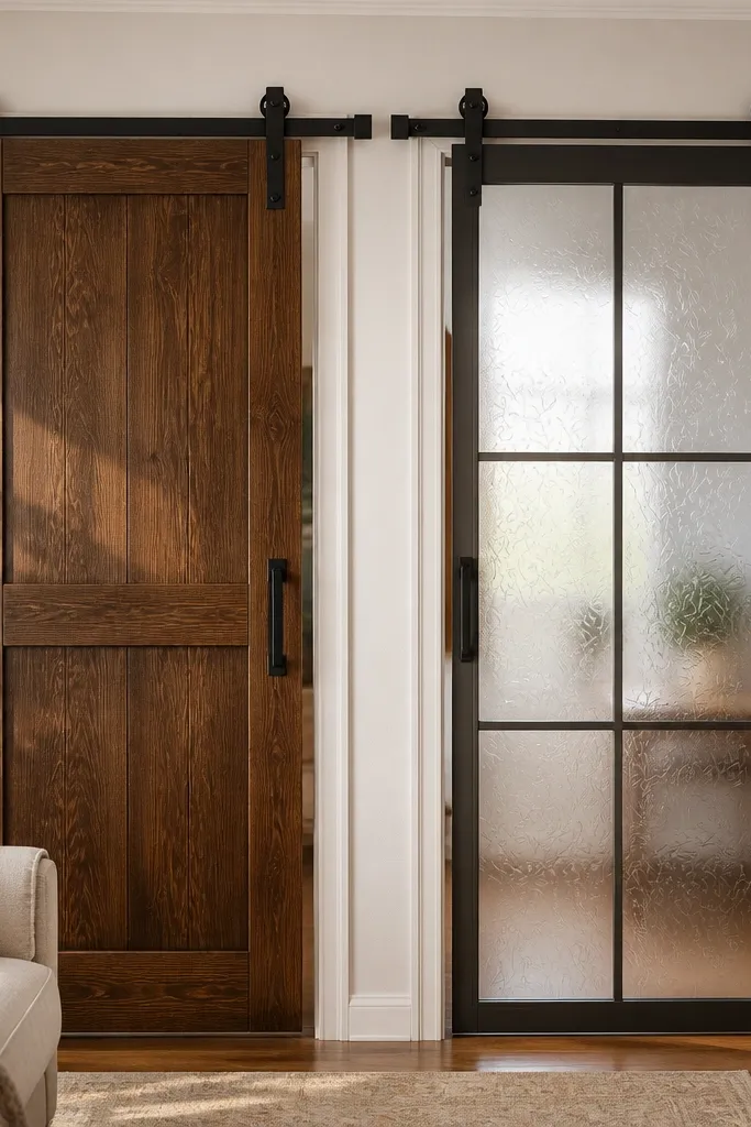 Sliding Barn Door vs Glass Sliding Doors Compared