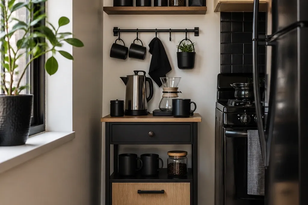 Small-Space Coffee Station Ideas for Tiny Kitchens