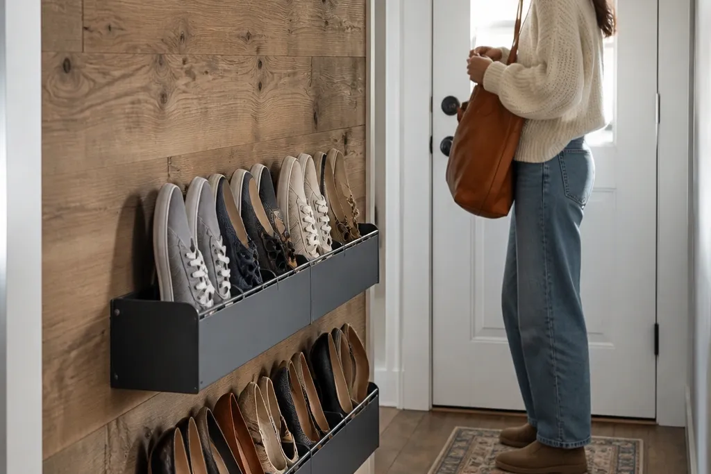 Small-Space Entry Shoe Storage Ideas That Actually Work