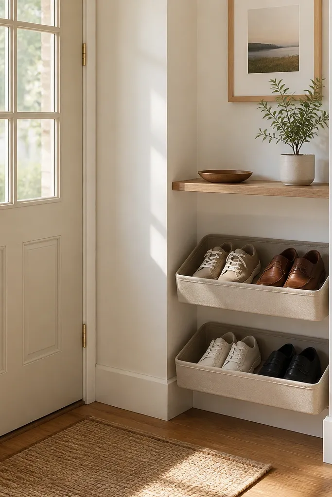Small-Space Entry Shoe Storage Ideas That Actually Work
