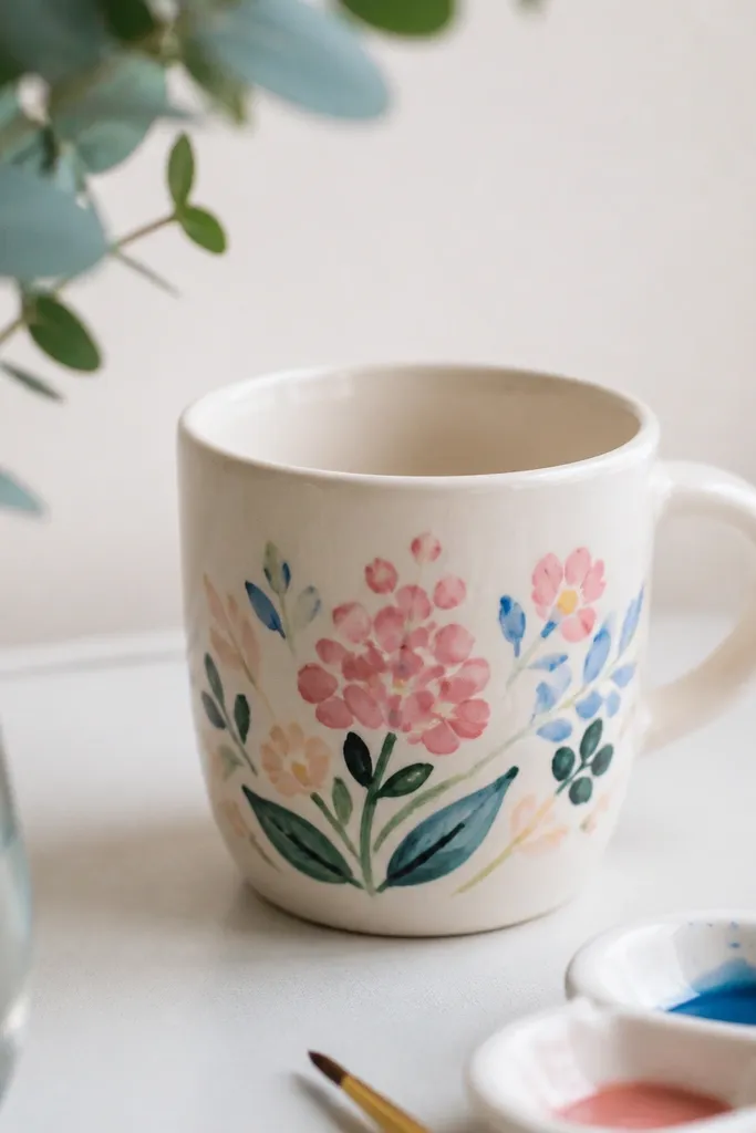 Small space mug painting ideas