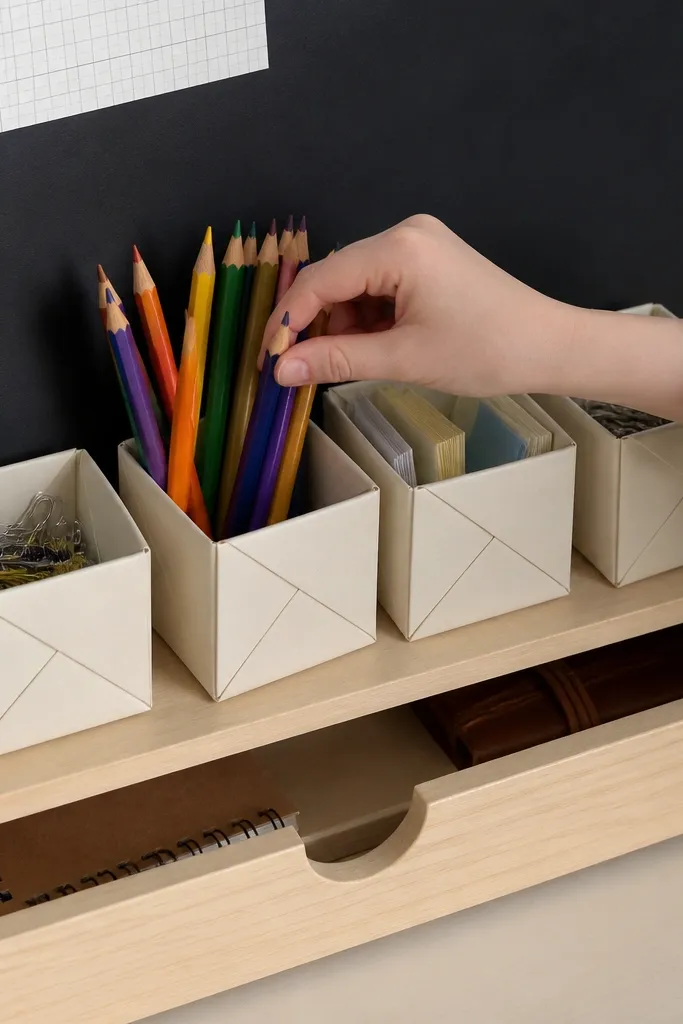 Small-Space Easy Origami Box Ideas For Tidy Desks