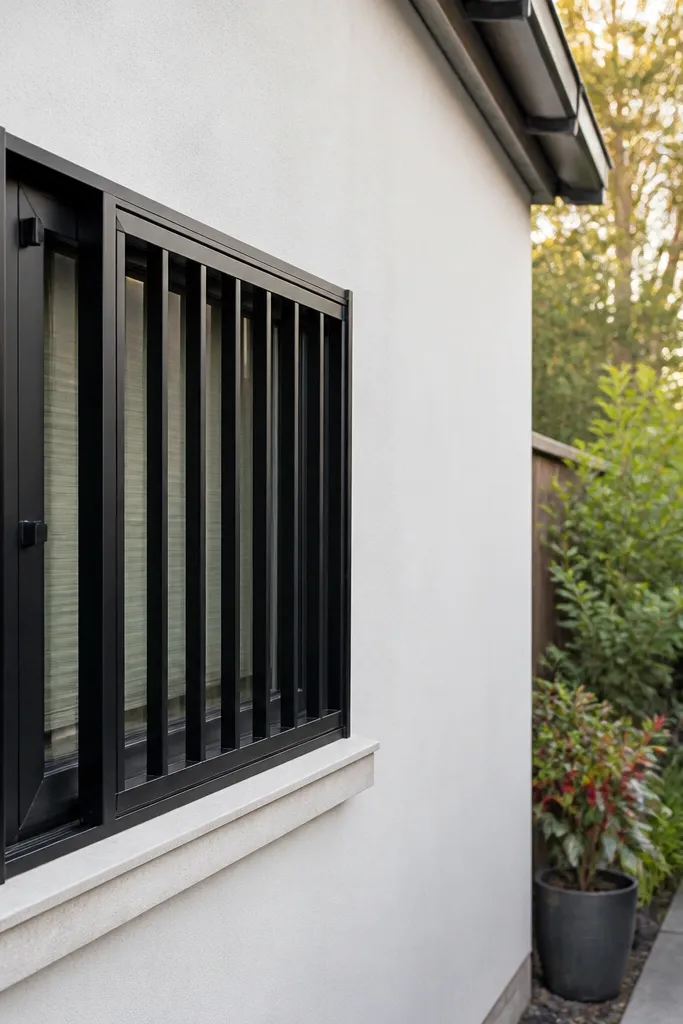 Small-Space Sliding Window Grill Ideas