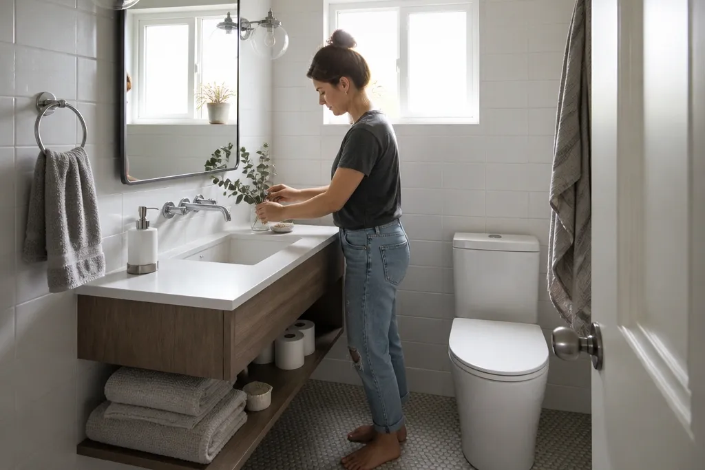 Small-Space Small Space Bathroom Remodel Ideas