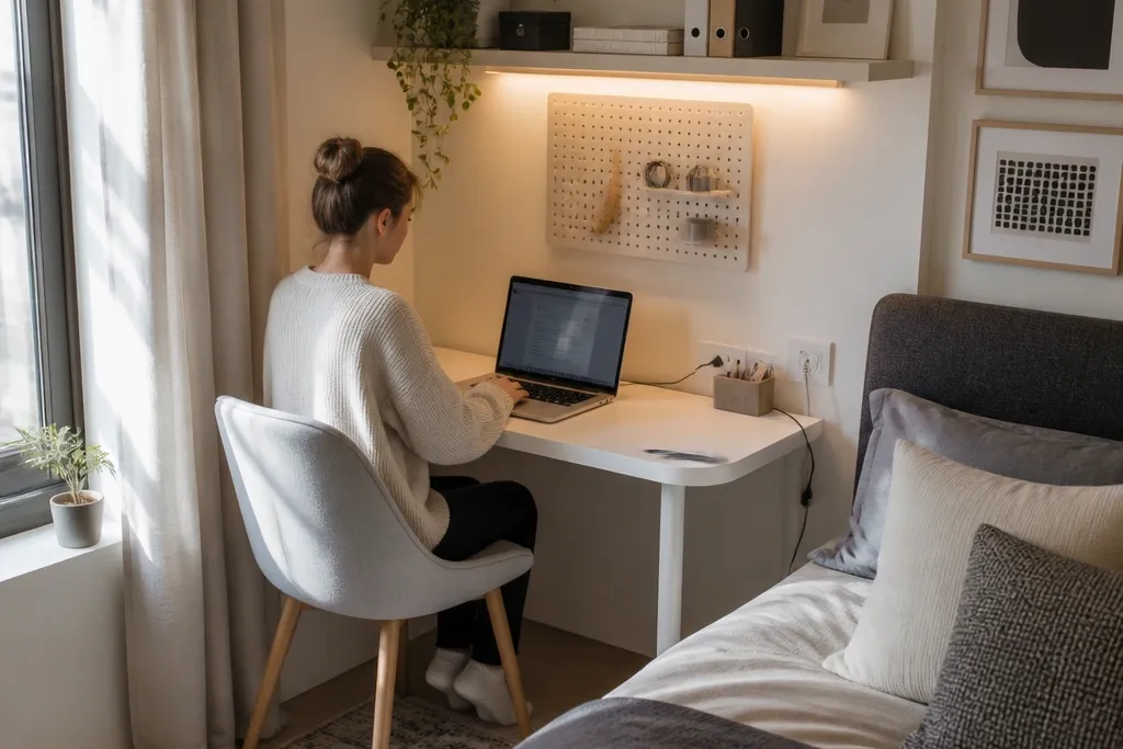 Small-Space Study Table Decoration Ideas for Tight Corners