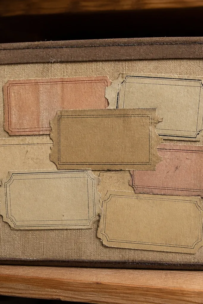 Three cream ticket stubs with worn edges and small numbers