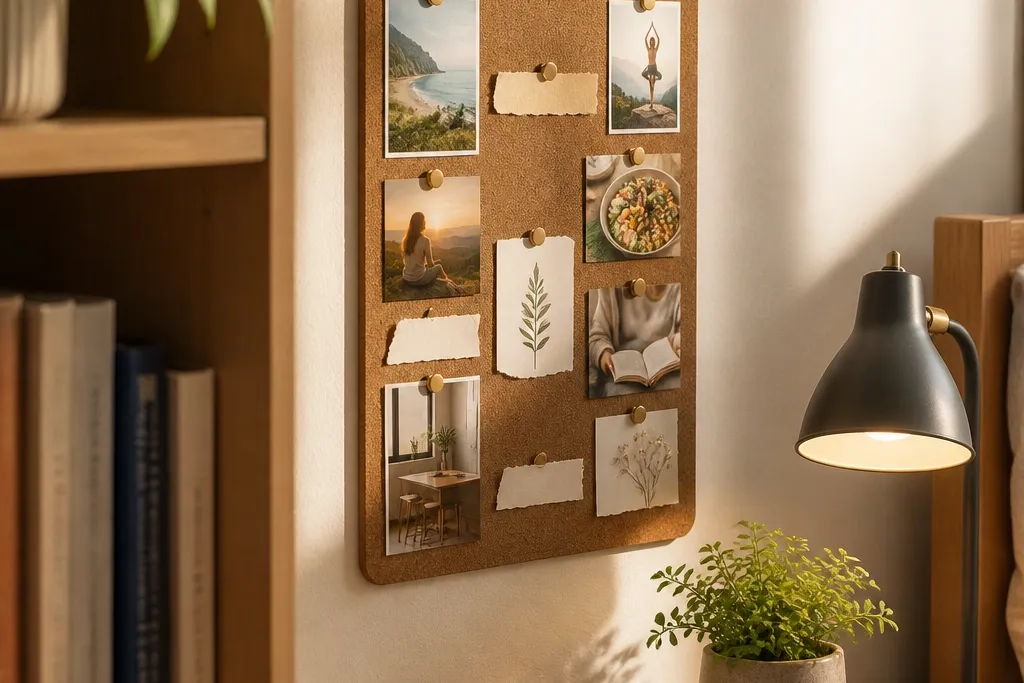 Small-Space Vision Board Ideas Aesthetic Pic