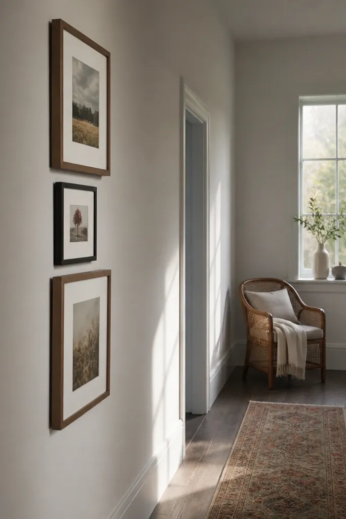 Different sized frames aligned on one left edge