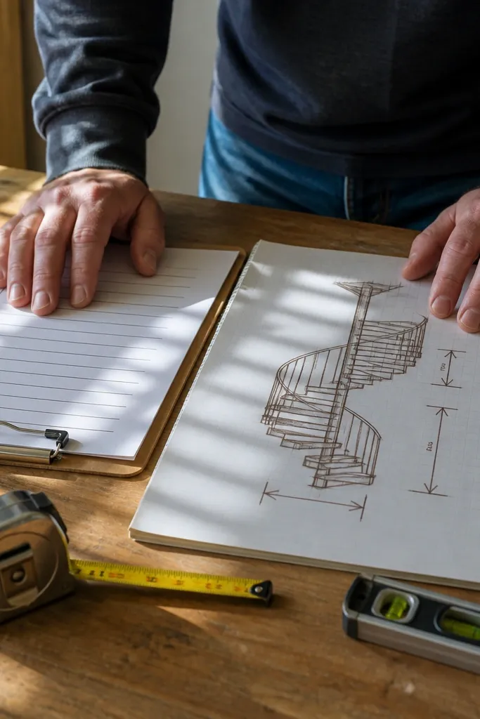 Quick and Easy Spiral Staircase Planning