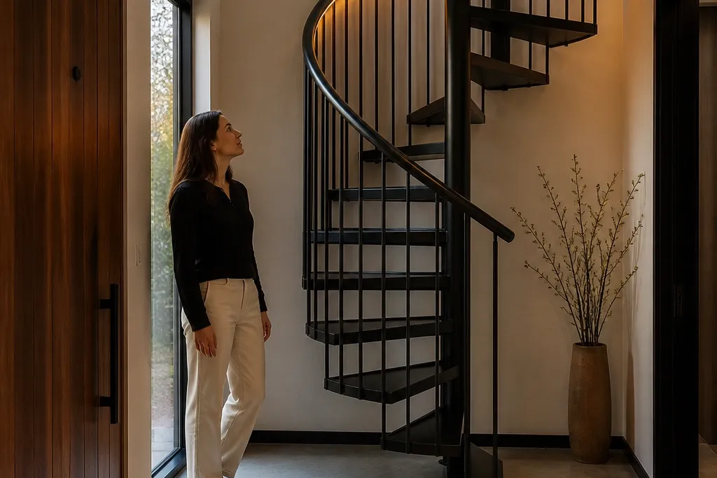 Small-Space Spiral Staircase Ideas